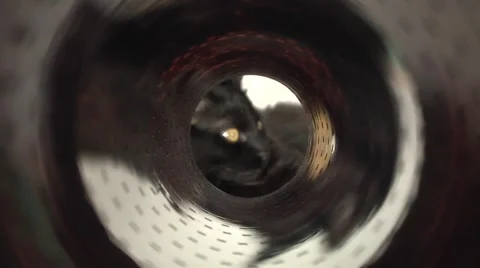 Film in the form of a telescope Video stock 1079296