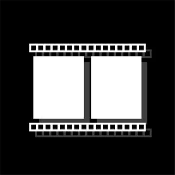Film Frame icon flat Stock Illustration