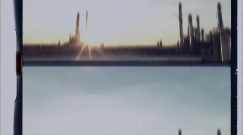 Film FRAME SUNSET Stock Footage 50635777