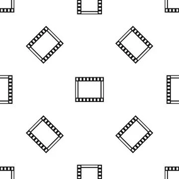 Film with frames movie pattern seamless black 스톡 일러스트