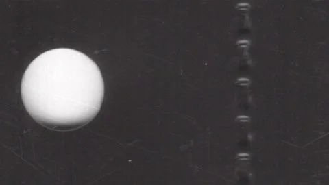 Film Grain Grind Loop - Horizontal Texture 7 Stock-Footage 321951235