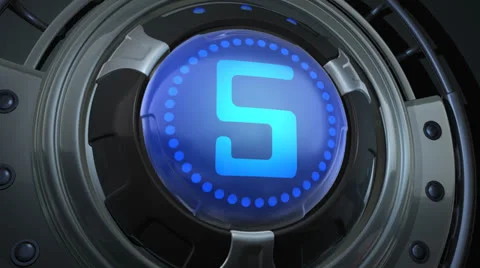 Film-leader countdown Video stock 24723924