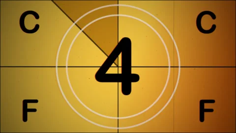 Film Leader Countdown 스톡 동영상 261616123
