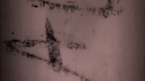 Film leader with writing, dust and scratches - Flicker 060 HD, 4K Stock Footage