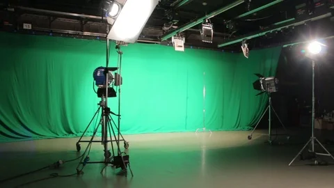 The Film Lighting Set Stock Footage 87689814