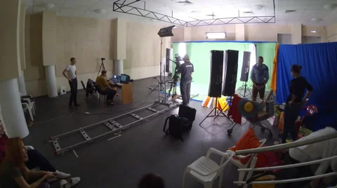 Film-making process chroma key 3 Stockbeeldmateriaal 46231926