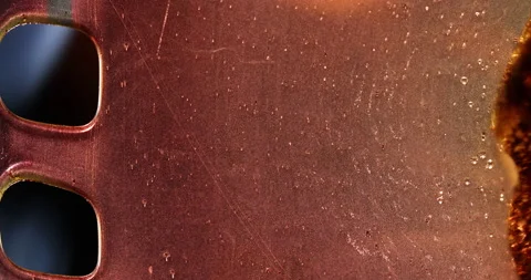 A Film Melts In A Fire Stock Footage 206172937