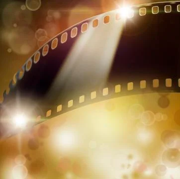 Film negative frame on abstract background Stock Illustration