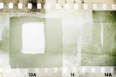 Film negative frames grunge background Illustrazione stock
