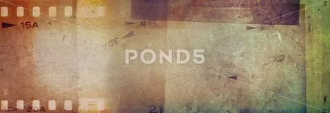 Film negative frames on grunge background Stock Photos