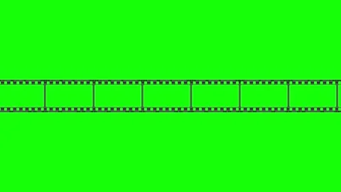 Film negative strip frames animated with a moving band across. Stock Footage 334701148