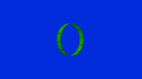 Film Negatives Loop With Green Screen Stock Footage 27195076