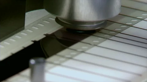 Film on the pasteboard Stock Footage 42135696