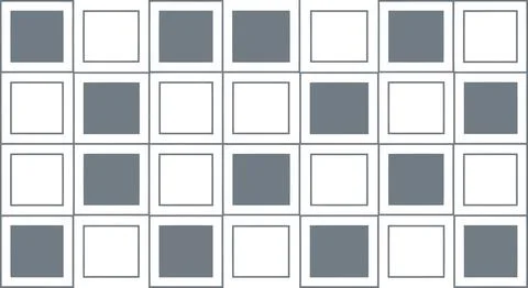 Film photo frames in a grid 스톡 일러스트
