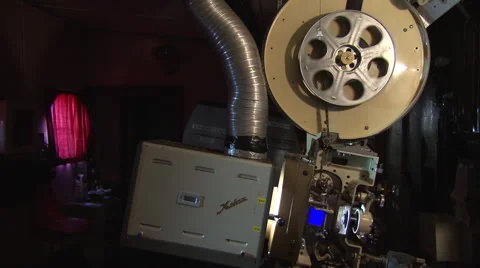 Film projector closeup Stock Footage 52973268