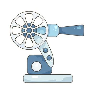 Film projector Stock Illustration