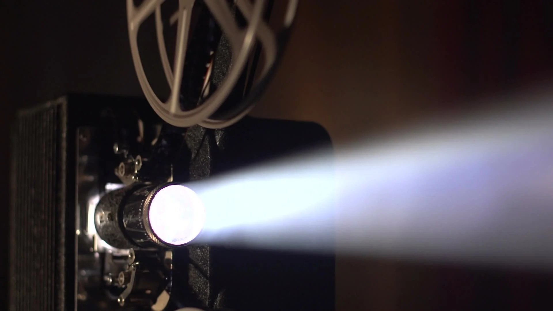 Film projector, lens light beam | Video Pond5