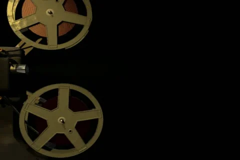 Film Projector Transition Stock Footage 10870569