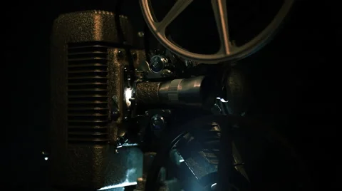 Film Projector Wide Stock Footage 60793841