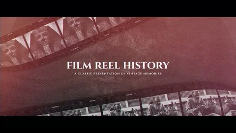 Film Reel History Stock After Effects