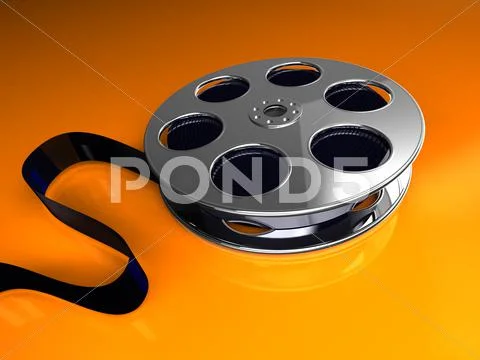 Film reel Stock Illustration