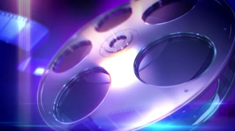 Film Reel Loopable Background Video stock 38445065