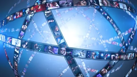 Film Reel Sphere Promo Stockmateriaal After Effects