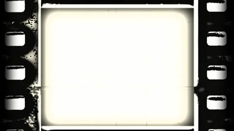 Film Reel White Loop Video stock 32912653