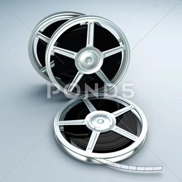 Film reels. Stock Illustration