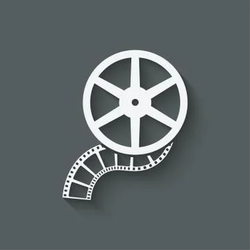 Film roll design element Stock-Illustration