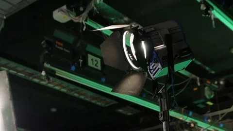 Film Set the Lighting Stock Footage 87746214