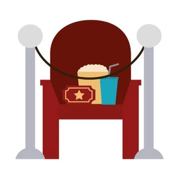 Film set objects icon Stock Illustration