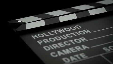 Film Slate Backdrop Stock Footage 75742464