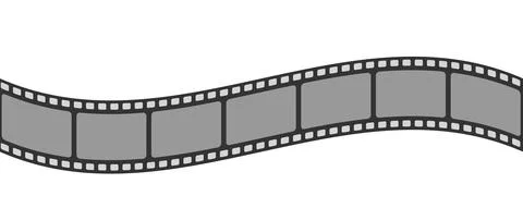 Film strip frame or border set. Photo, cinema or movie negative. Old