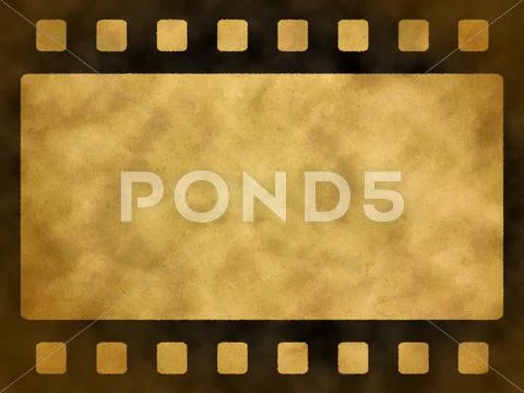Film strip grunge background 2 Stock Illustration