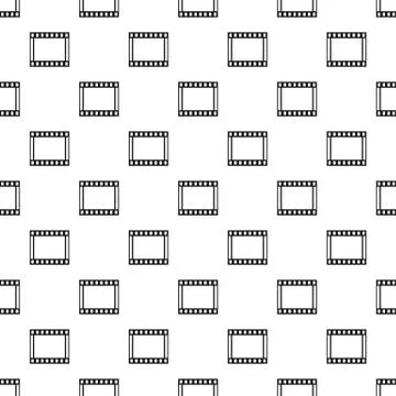 Film strip pattern, simple style Stockillustratie