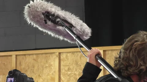 Filming camera and mike 動画素材 59951056