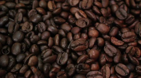 Filming coffee beans Stock Footage 45944723