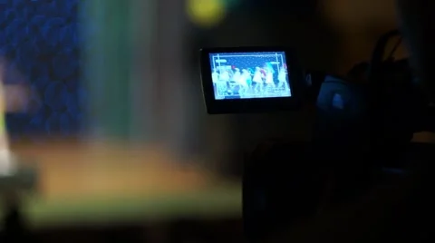 Filming The Dance Concert Stock Footage 54716688