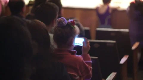 Filming The Dance Concert Stock Footage 54716702