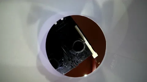 Filming inside the plastic cup filled with clear transparent soda water drink wi Stock Footage 137540076