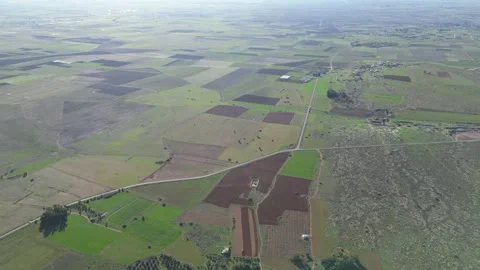 Filming of the plains of Cyprus. Video stock 265702792