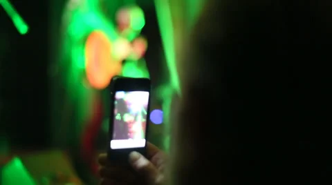 Filming With SmartPhone Stock Footage 33624497