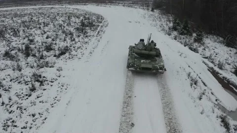 Filming a tank. Stock Footage 147121116