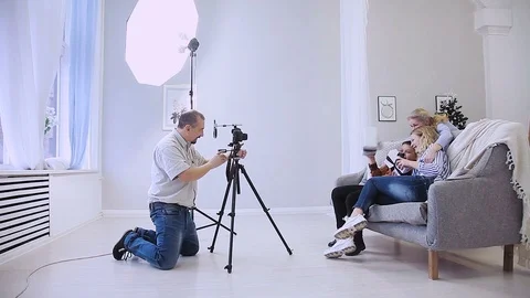 Filmmaker on the set Stock Footage 100835924