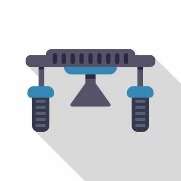 Filmmaking camera rig stabilizing equipment flat icon Stock Illustration