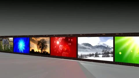 Filmstrip Stock Footage 11913033