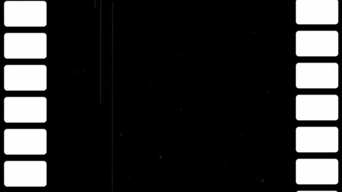 Filmstrip frames show a dark background Stock-Footage 291184564