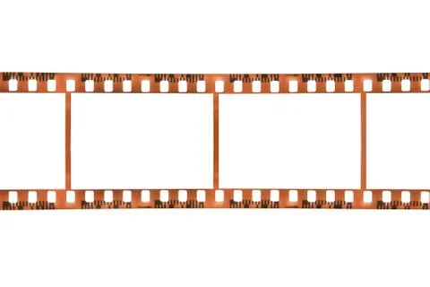 Filmstrip Isolated on a White Background Stock Photos