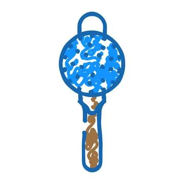 Filter bartender icon doodle illustration Illustrazione stock